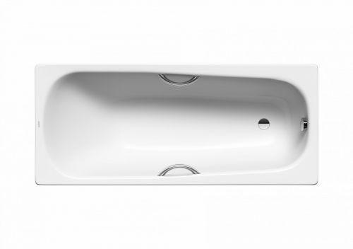 Стальная ванна Kaldewei SANIFORM PLUS STAR Mod. 333, 1600*750*410, alpine white, без ножек, с отверстиями для ручек в Кропоткине