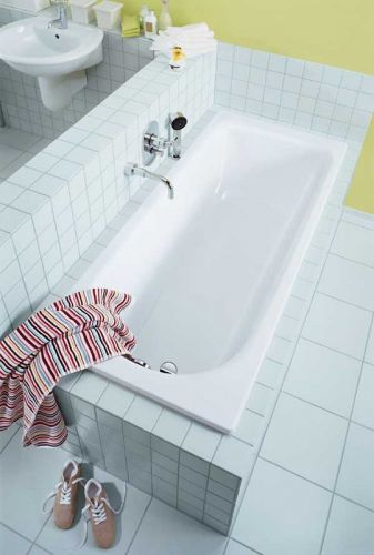 Kaldewei SANIFORM PLUS Стальная ванна Mod.375-1 180*80*41, alpine white, без ножек в Кропоткине