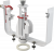SA08AK 1/2" CHROM Выпускной комплект с двойной кнопкой,впускной механизм А16 1/2 , A08A, с боков Alca Plast в Кропоткине